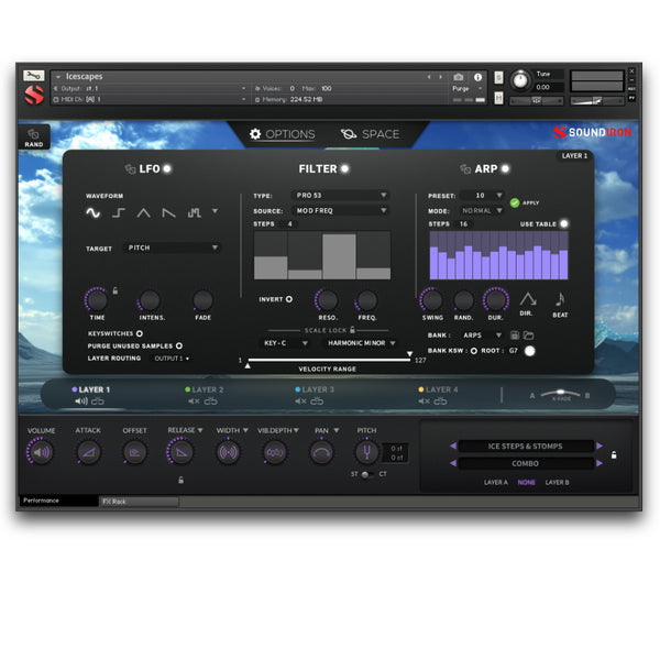 Soundiron Icescapes - snow & ice percussion SFX library for Kontakt ...