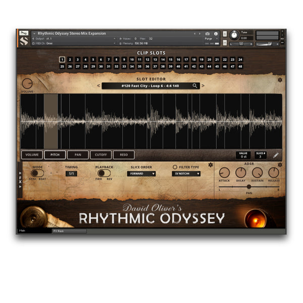 Soundiron David Oliver's Rhythmic Odyssey drum loops for Kontakt NKS