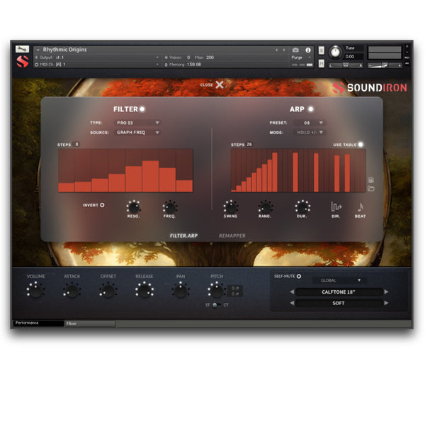 Soundiron Rhythmic Origins 73 Concert Drums & Hand Percussion for Kontakt