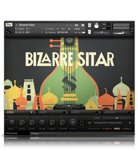Soundiron Bizarre Sitar Indian string library for Kontakt