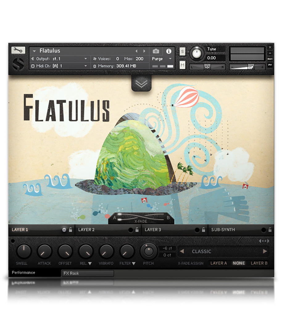 Flatulus - Sound Effects - virtual instrument sample library for Kontakt by Soundiron