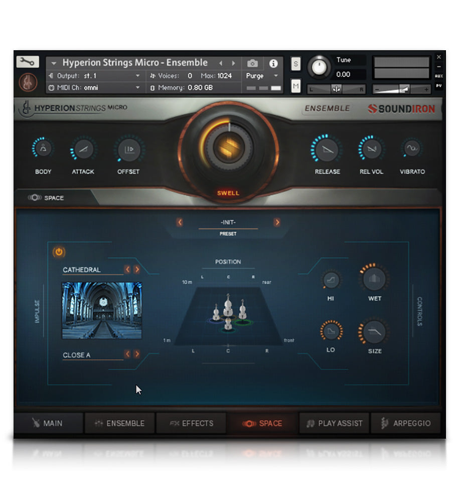 Hyperion Strings Micro - Strings - virtual instrument sample library for Kontakt by Soundiron