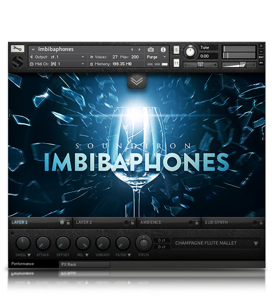 Imbibaphones - Tuned Percussion - virtual instrument sample library for Kontakt by Soundiron