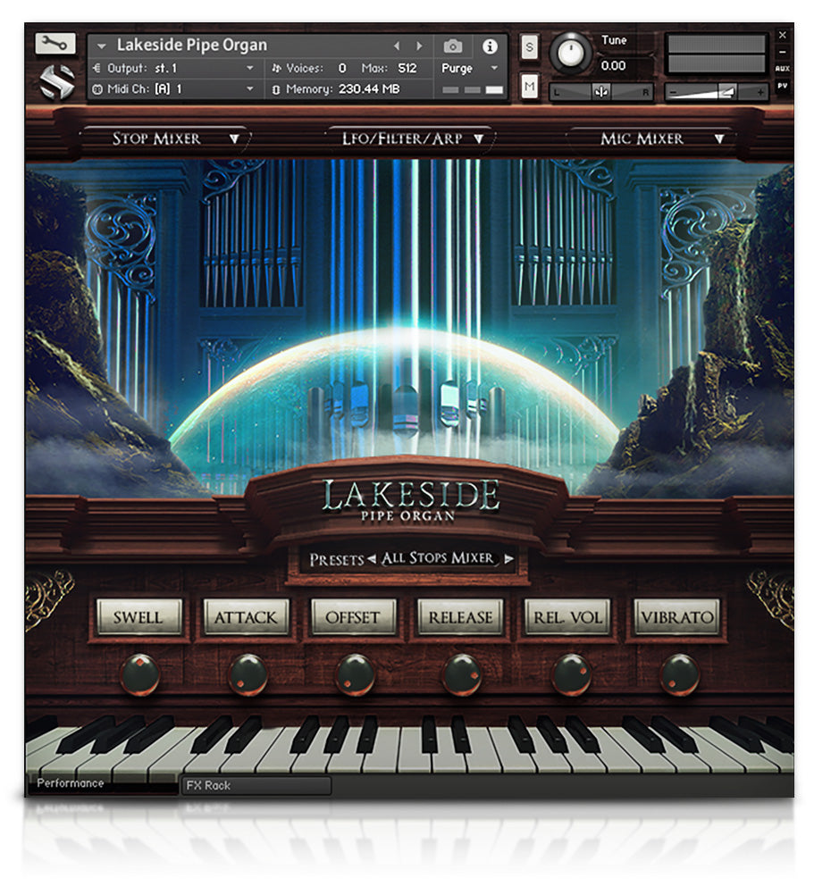 Lakeside Pipe Organ - Pianos and Organs - virtual instrument sample library for Kontakt by Soundiron