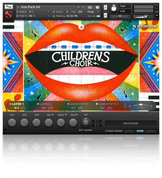 Soundiron Iron Pack 4 boy choir & synth FX library for Kontakt & SFZ