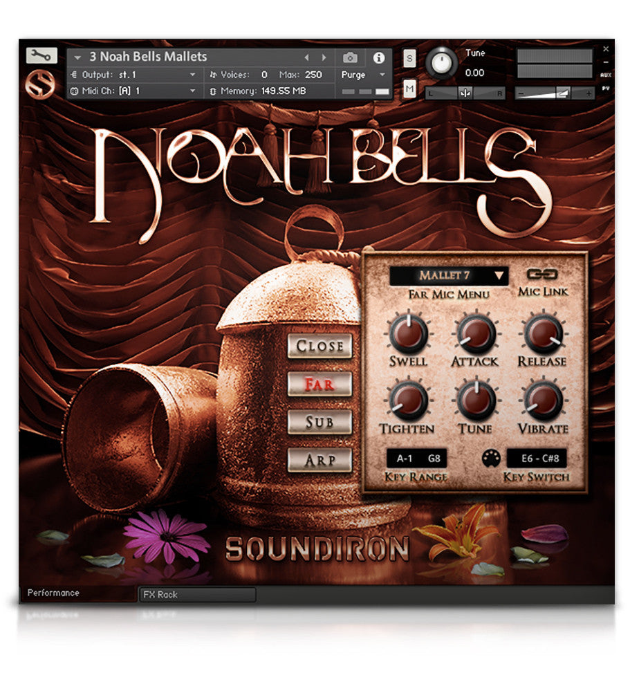 Noah Bells - Tuned Percussion - virtual instrument sample library for Kontakt by Soundiron
