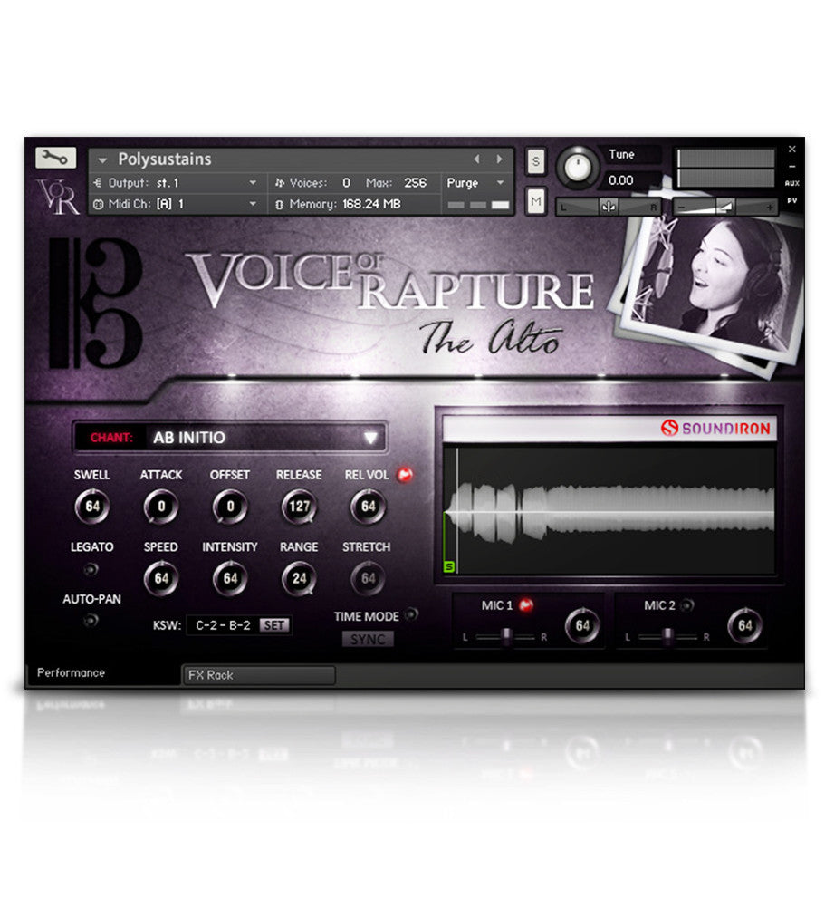 Voice of Rapture: The Alto - Solo Voice - virtual instrument sample library for Kontakt by Soundiron