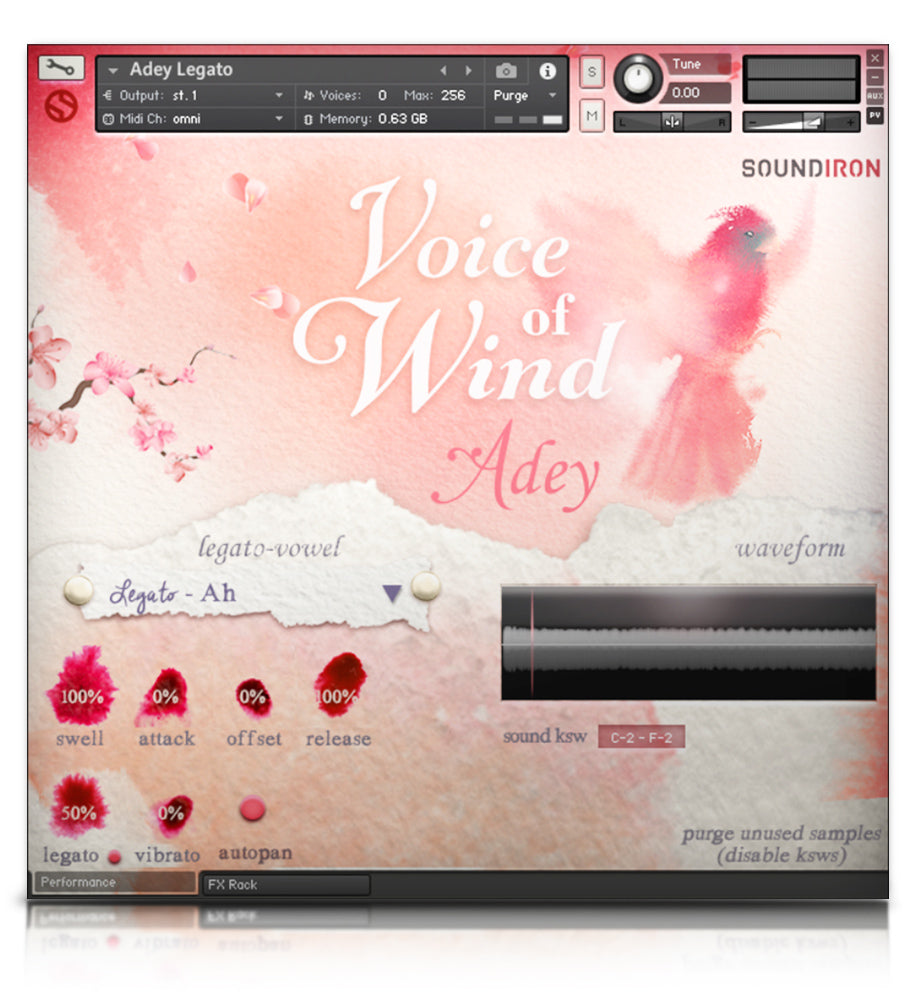Voice of Wind: Adey - Solo Voice - virtual instrument sample library for Kontakt by Soundiron
