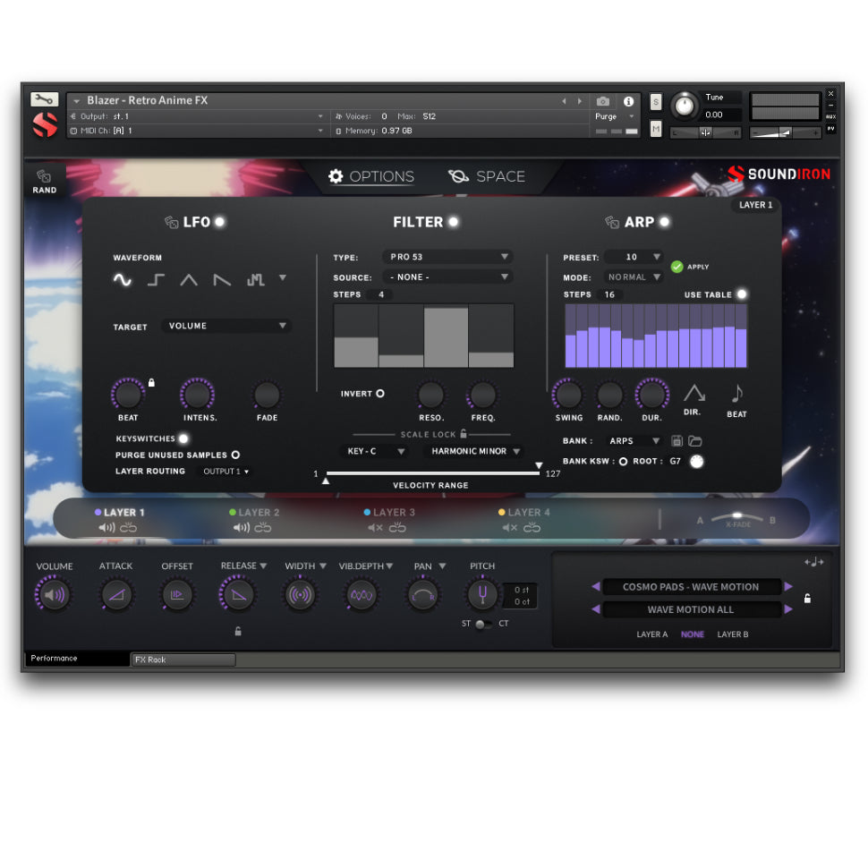 Blazer - Retro Anime FX