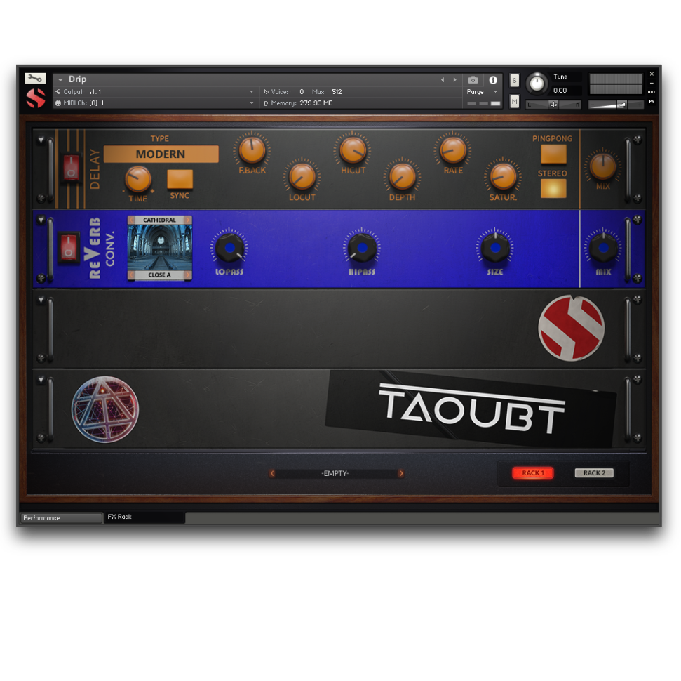 powerful fx rack with 27 dsp effects