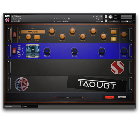 powerful fx rack with 27 built-in dsp effect modules