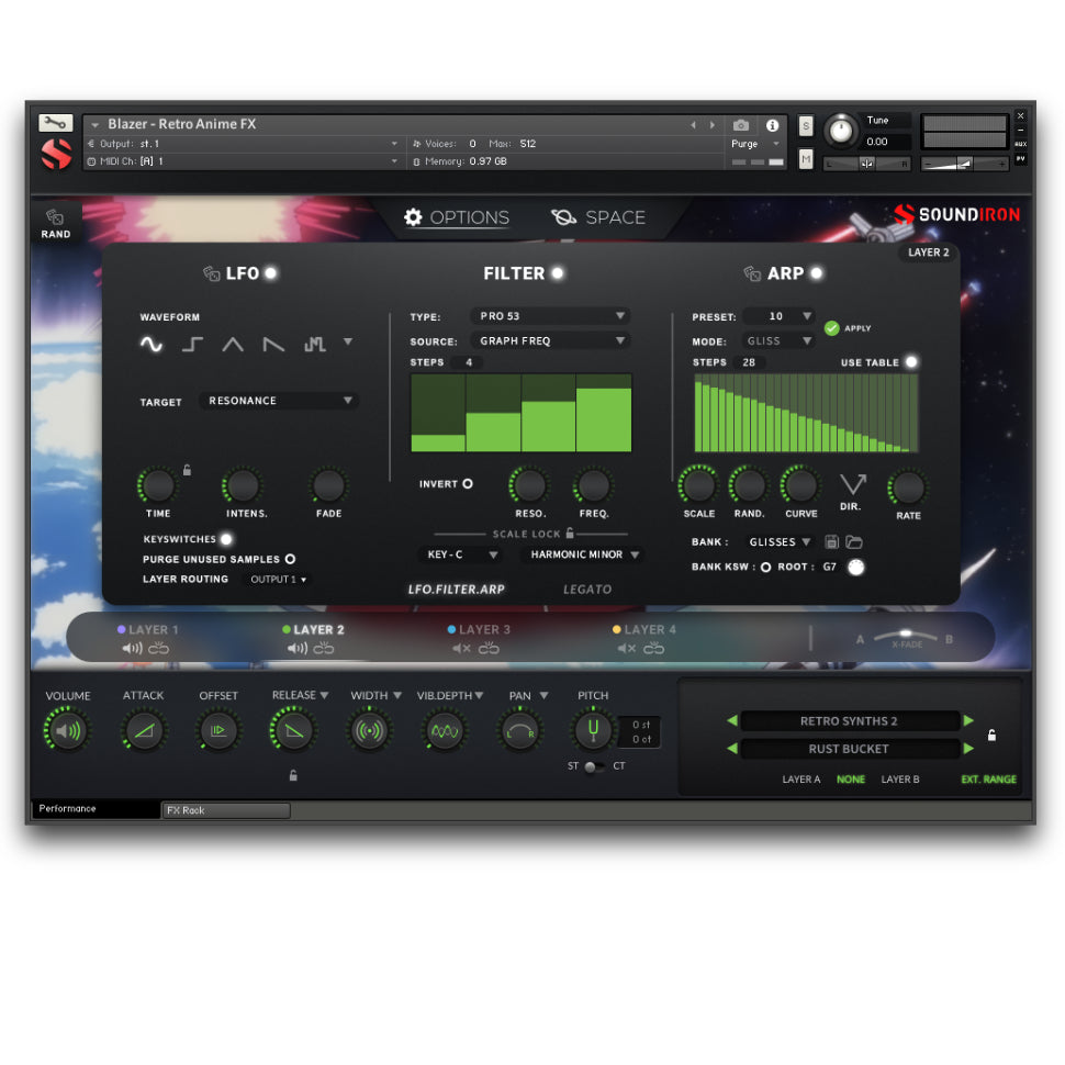 Blazer - Retro Anime FX