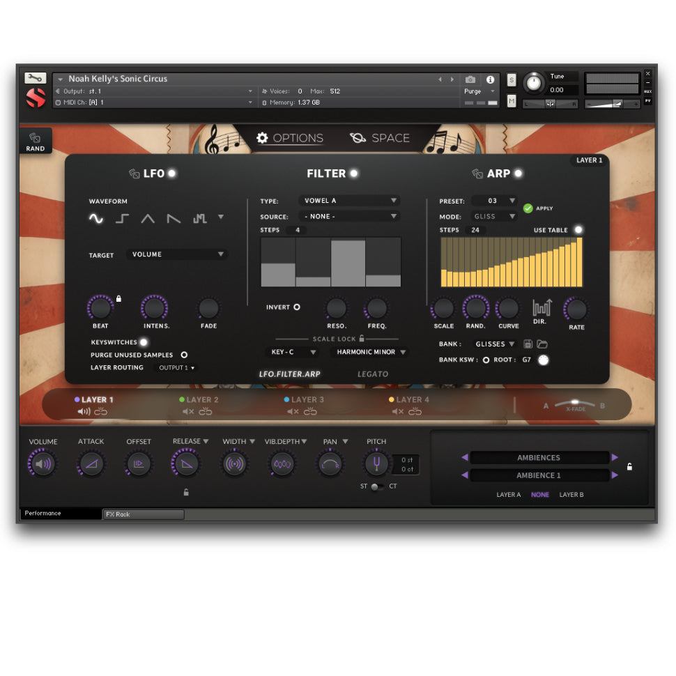 Noah Kelly's Sonic Circus