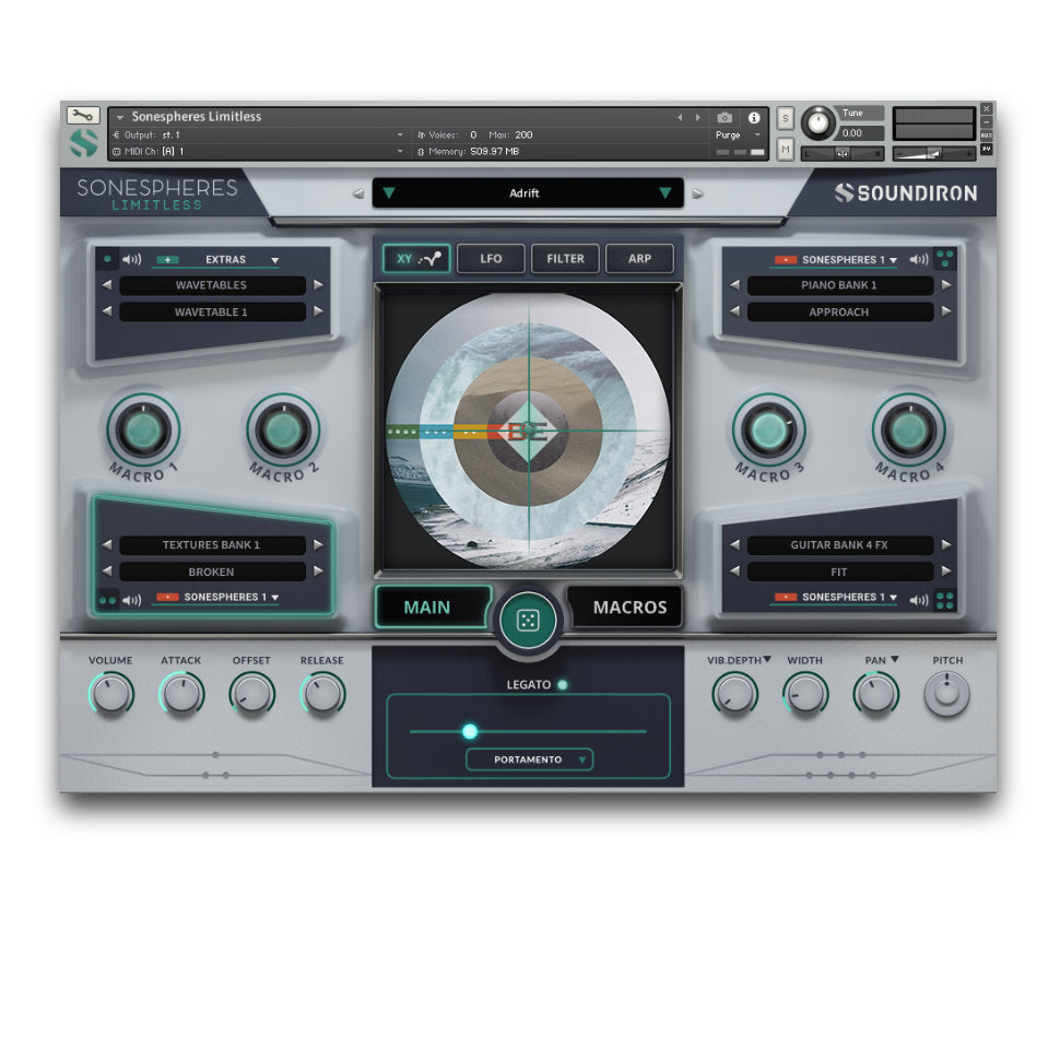 Soundiron Sonespheres Limitless - Ambient Synth & Sound-Design Virtual ...