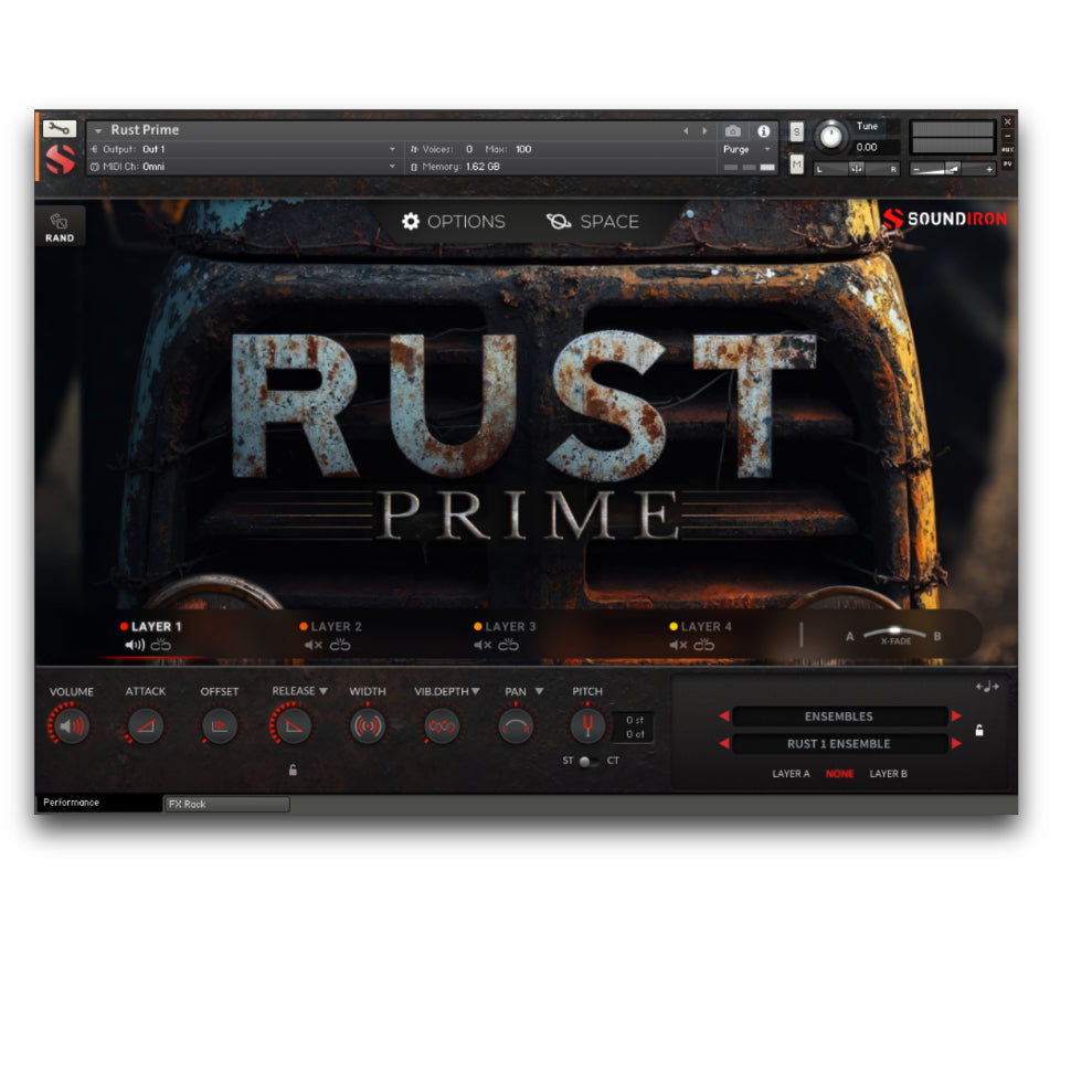 Rust Prim Player Soundiron Rust Prime - Metallic Percussion for NKS Kontakt Player