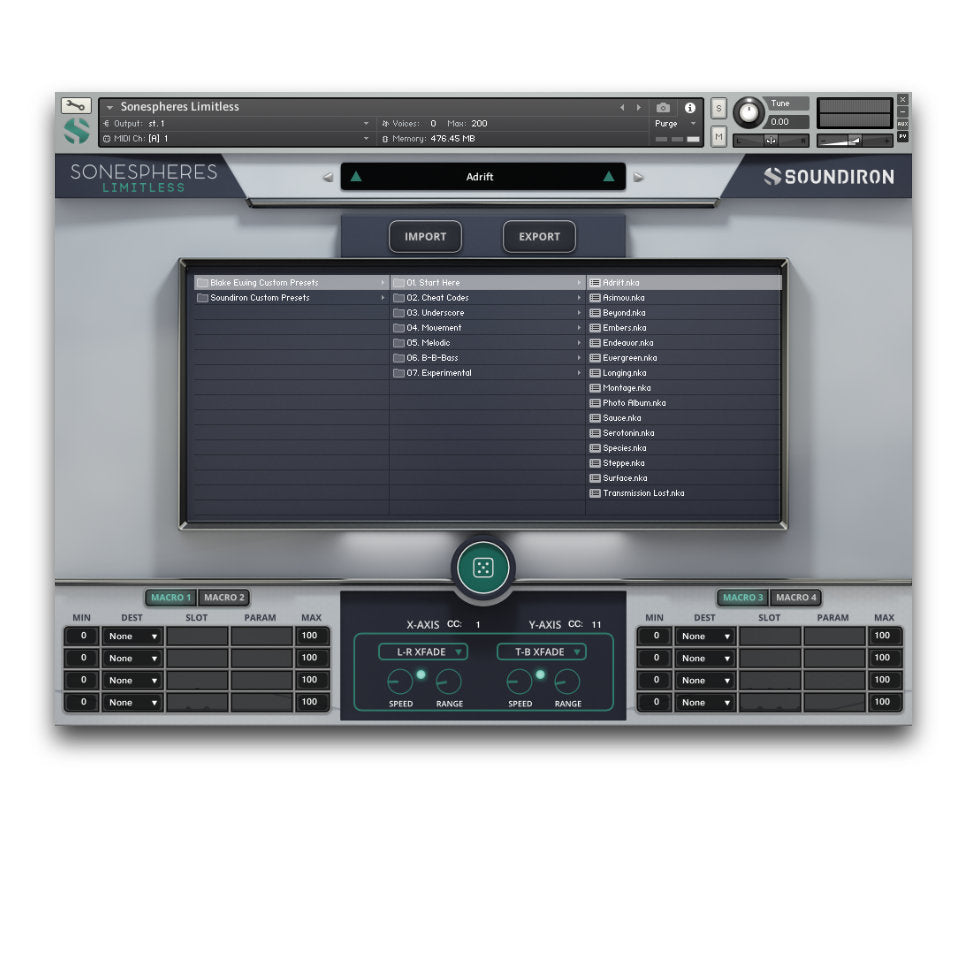 Soundiron Sonespheres Limitless - Ambient Synth & Sound-Design Virtual ...