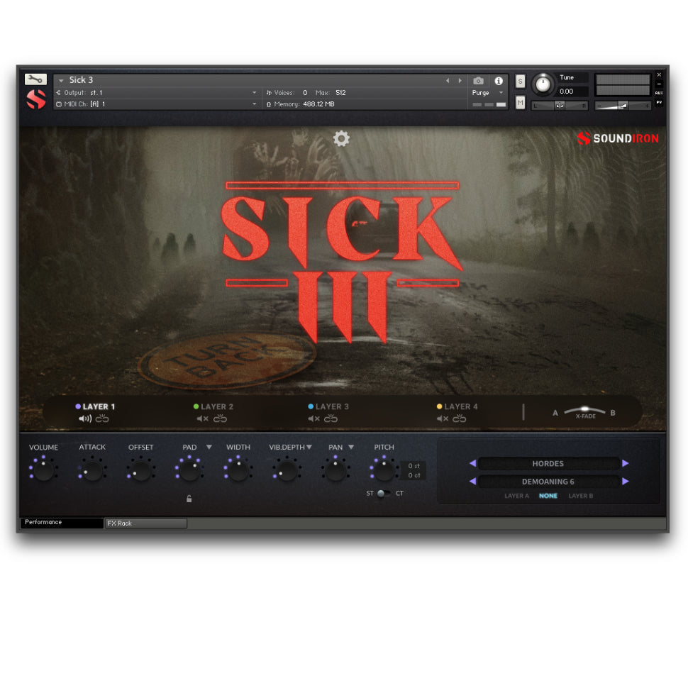 Sfx Instrument Soundiron Sick Ultimate - Horror instrument & SFX collection for Kontakt