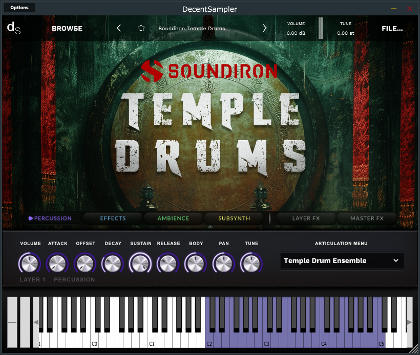 Temple Drums