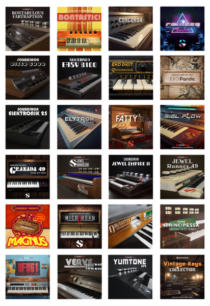 Vintage Keys Collection - 23 Groovy Synths for Kontakt – Soundiron
