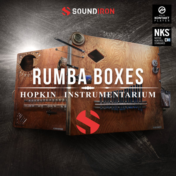 Soundiron Rumba Boxes - unique wooden bass kalimbas for Kontakt NKS