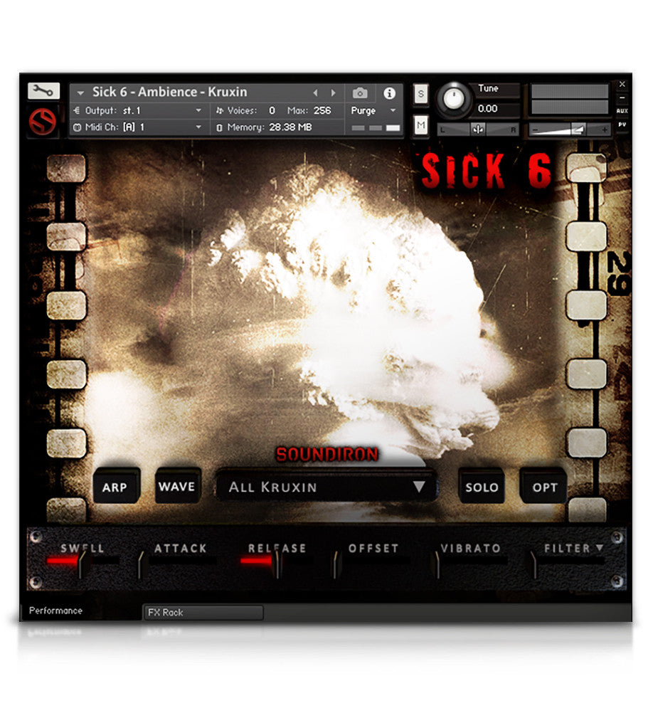 Sick 6 - Horror - virtual instrument sample library for Kontakt by Soundiron