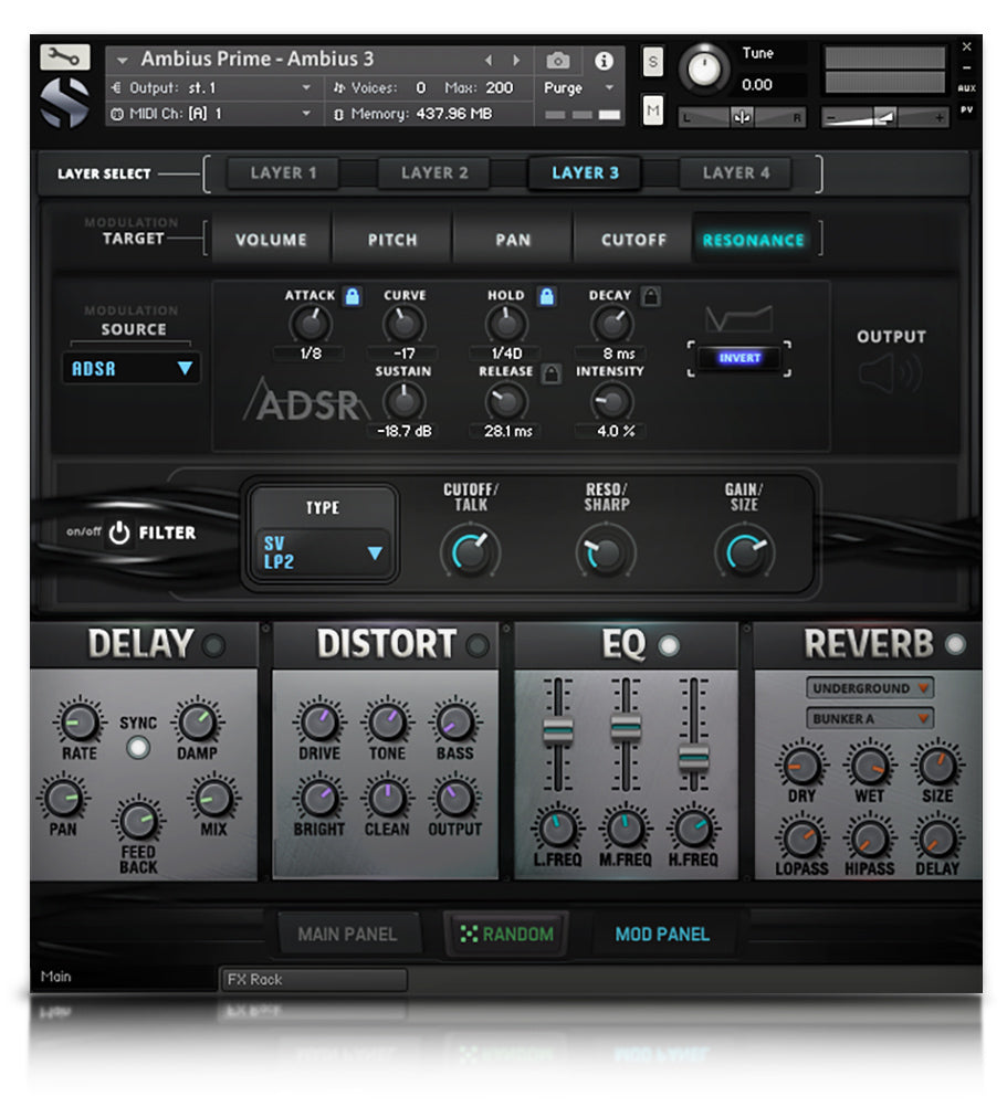 Soundiron Ambius Prime evolving atmospheric synth and morphing soundscape collection for Kontakt Player (VST, AU, AAX)