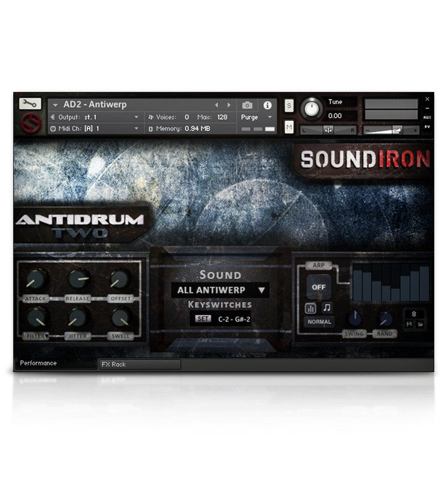 Antidrum 2 - Experimental - virtual instrument sample library for Kontakt by Soundiron