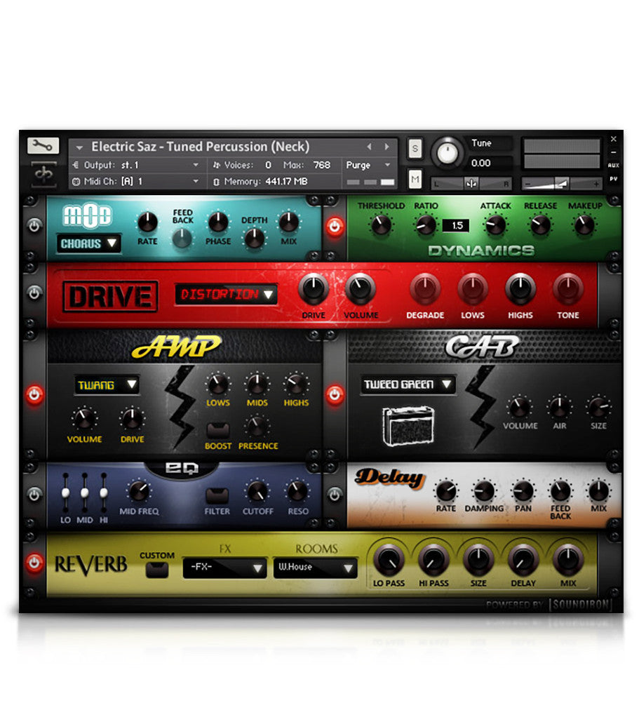 saz pedal Soundiron Electric Saz