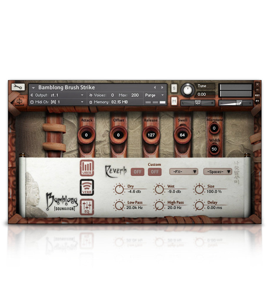 Bamblong - Tuned Percussion - virtual instrument sample library for Kontakt by Soundiron