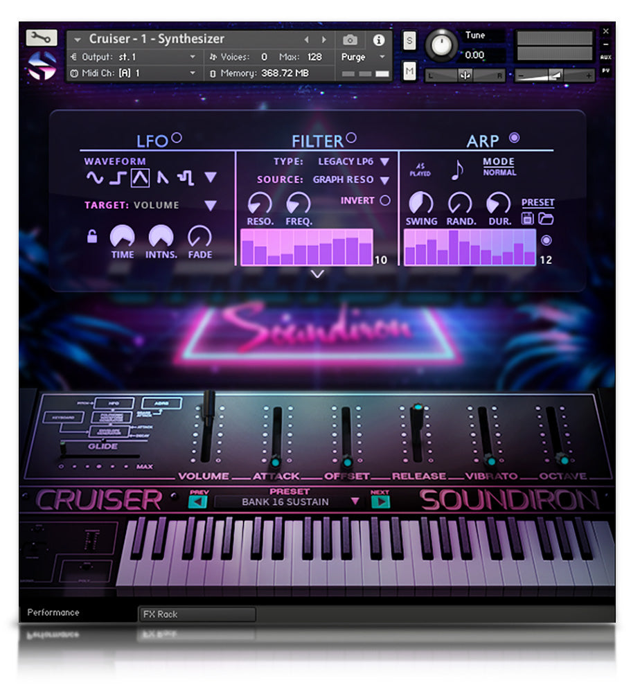 Cruiser - Pianos and Organs - virtual instrument sample library for Kontakt by Soundiron
