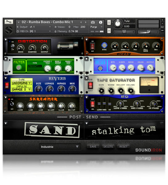 Soundiron Rumba Boxes unique wooden bass kalimbas for Kontakt NKS