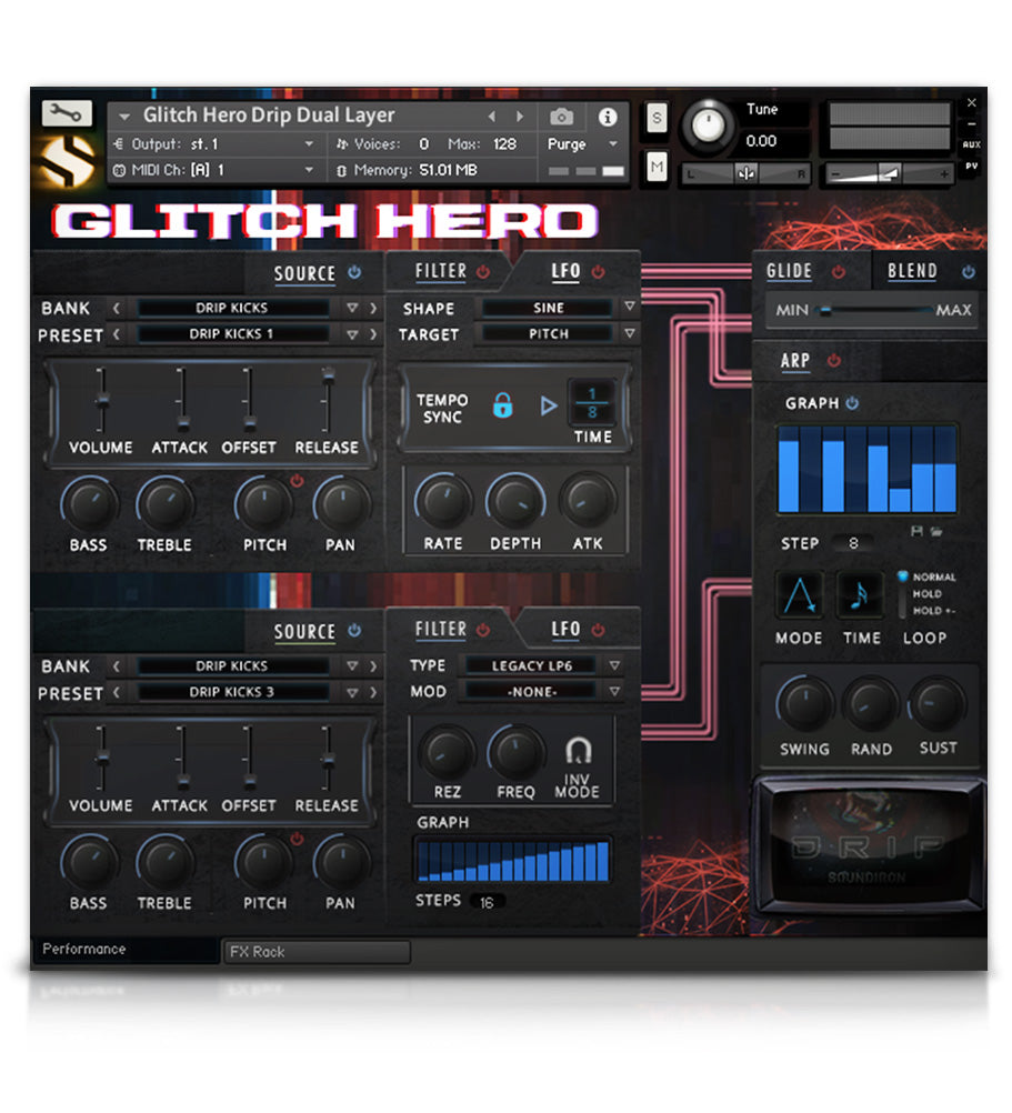 Glitch Hero - Experimental - virtual instrument sample library for Kontakt by Soundiron