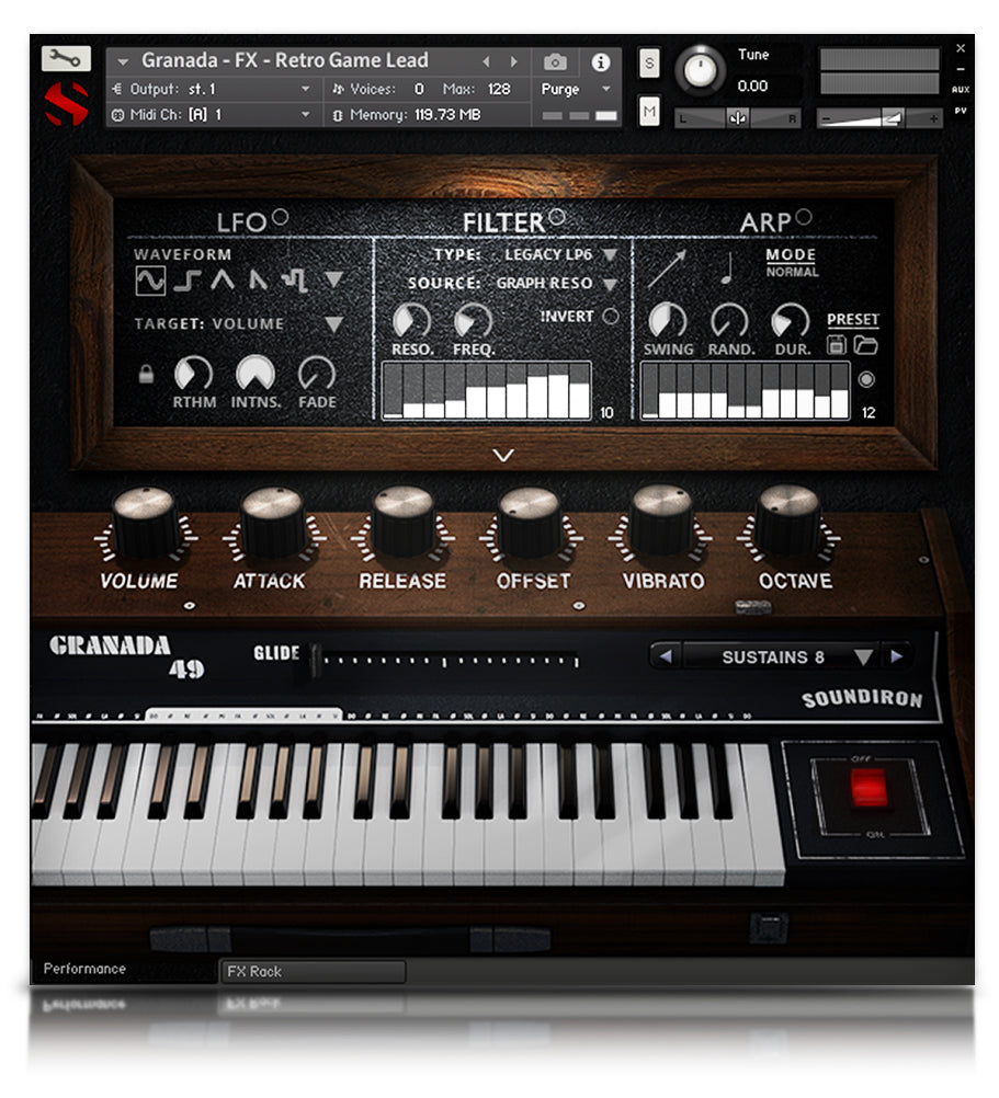 Granada 49 - Pianos and Organs - virtual instrument sample library for Kontakt by Soundiron