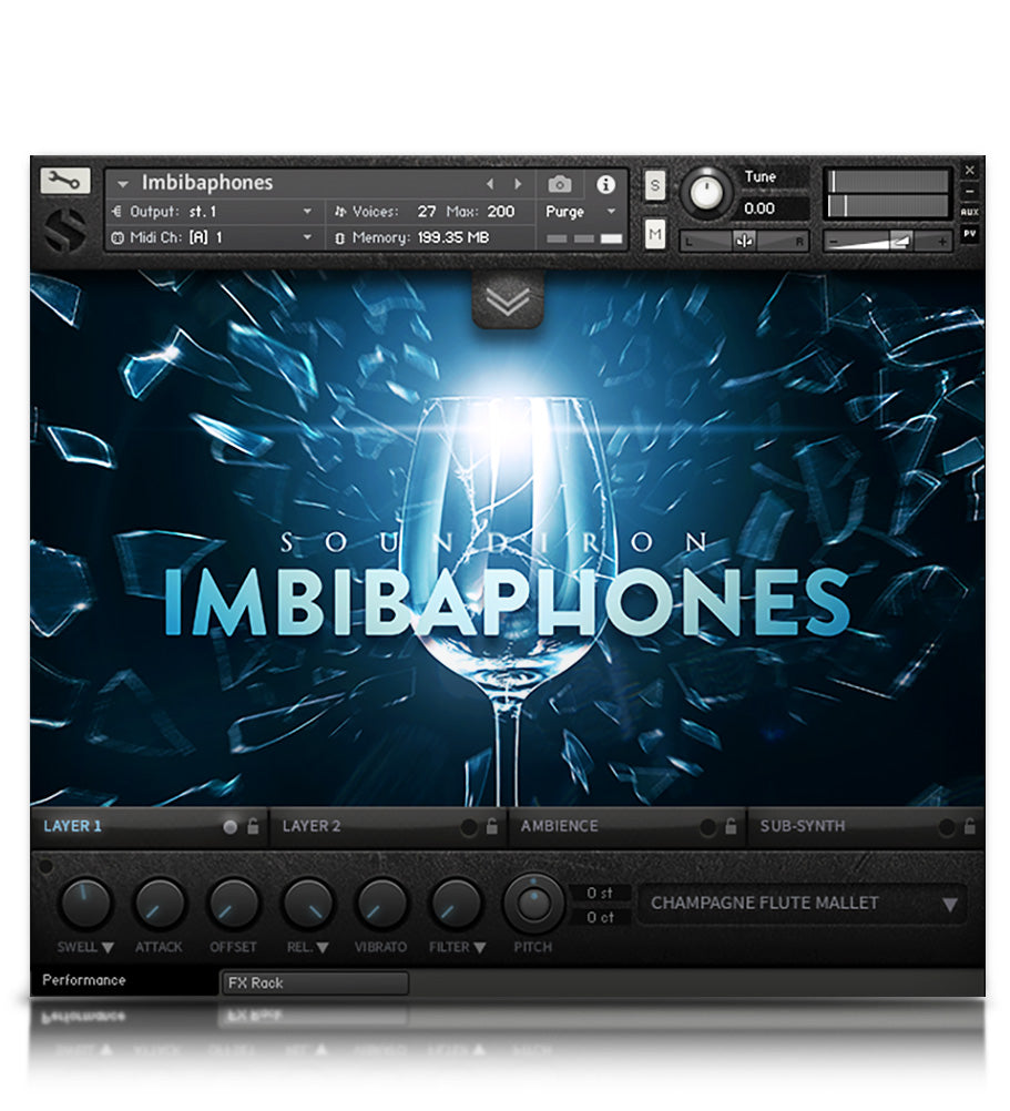 Soundiron Imbibaphones - tuned wine glass library for Kontakt