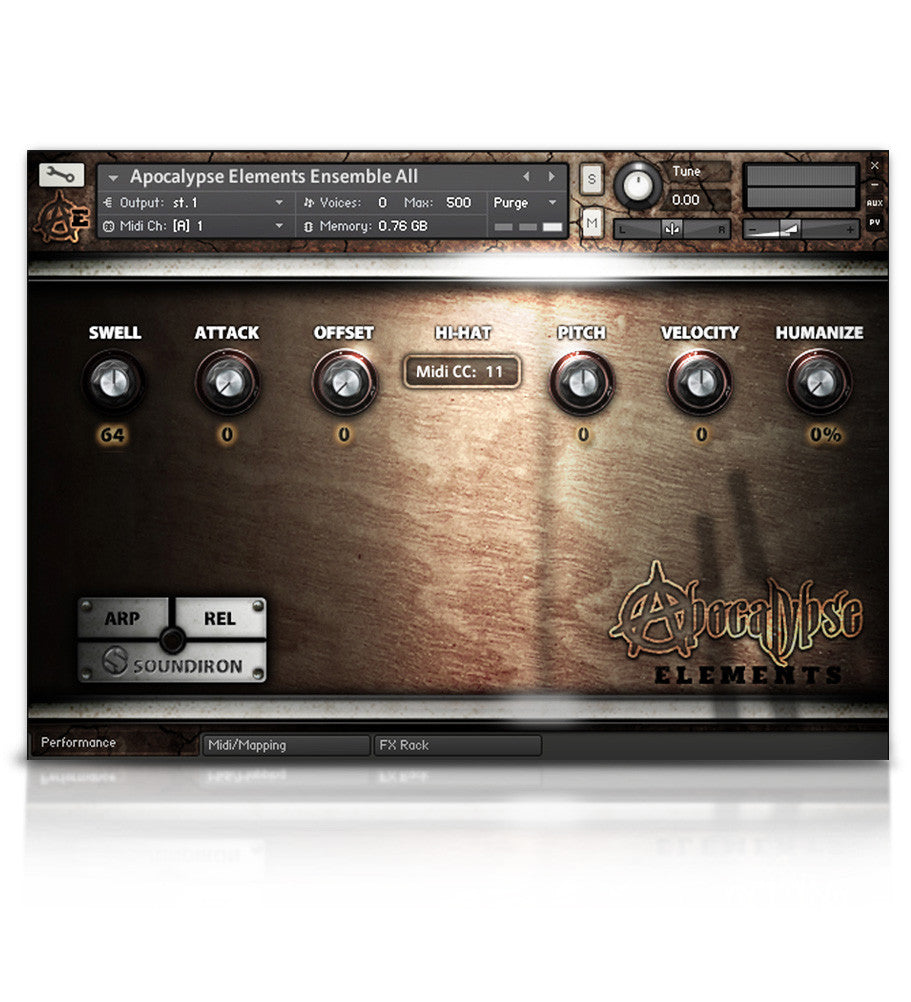 Apocalypse Percussion Elements - APE Series - virtual instrument sample library for Kontakt by Soundiron
