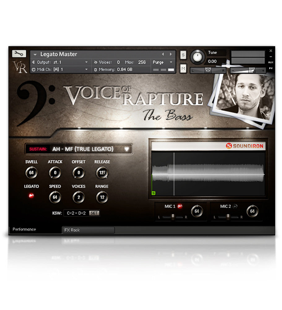 Voice of Rapture: The Bass - Solo Voice - virtual instrument sample library for Kontakt by Soundiron