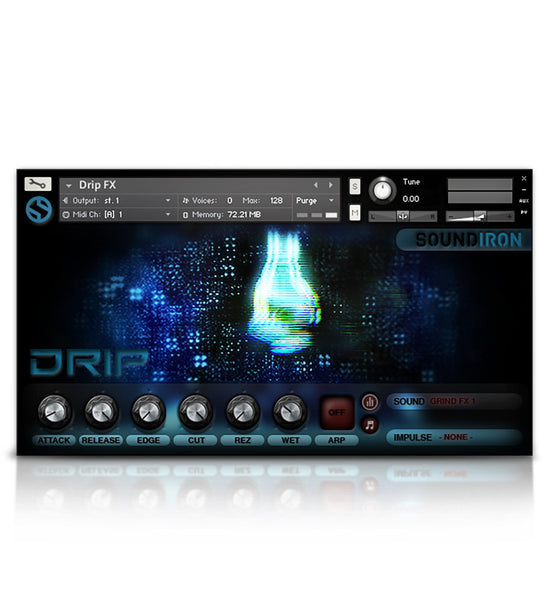 Soundiron Drip - granular glitch percussion & FX library for Kontakt