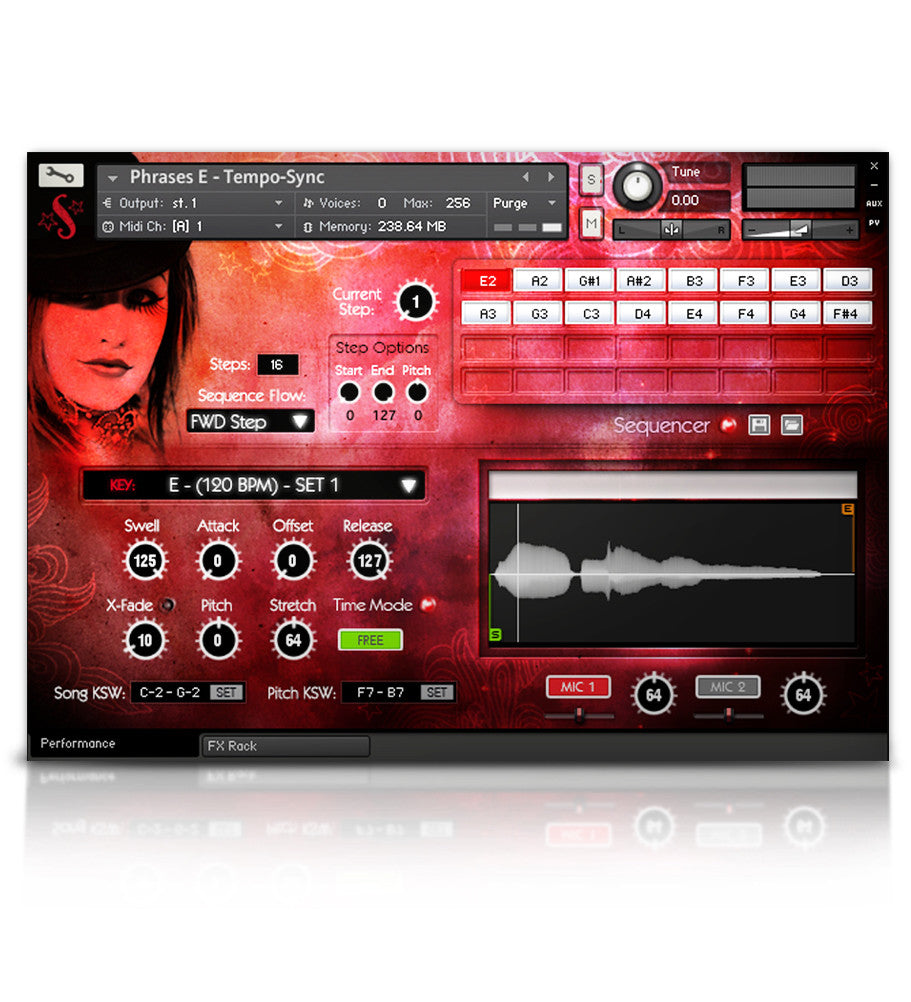 Voice of Gaia: Strawberry - Solo Voice - virtual instrument sample library for Kontakt by Soundiron