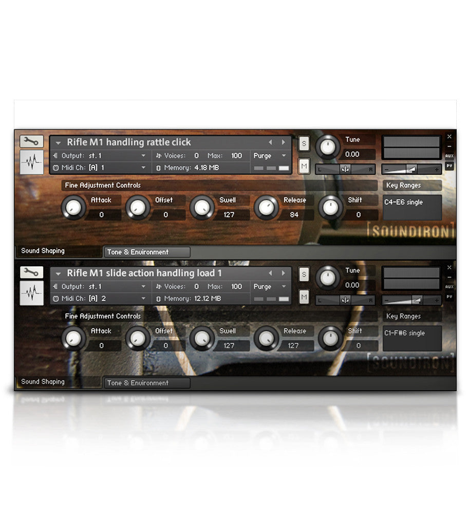 M1 Garand Rifle - Experimental - virtual instrument sample library for Kontakt by Soundiron