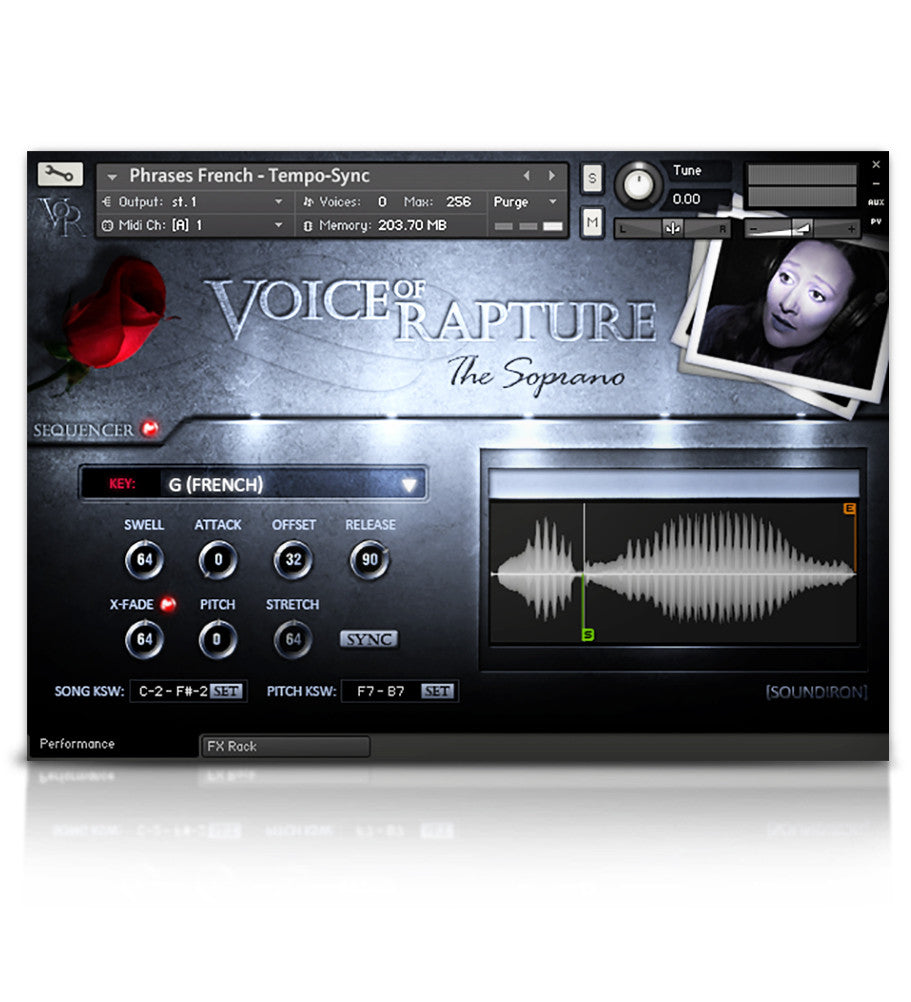 Voice of Rapture: The Soprano - Solo Voice - virtual instrument sample library for Kontakt by Soundiron