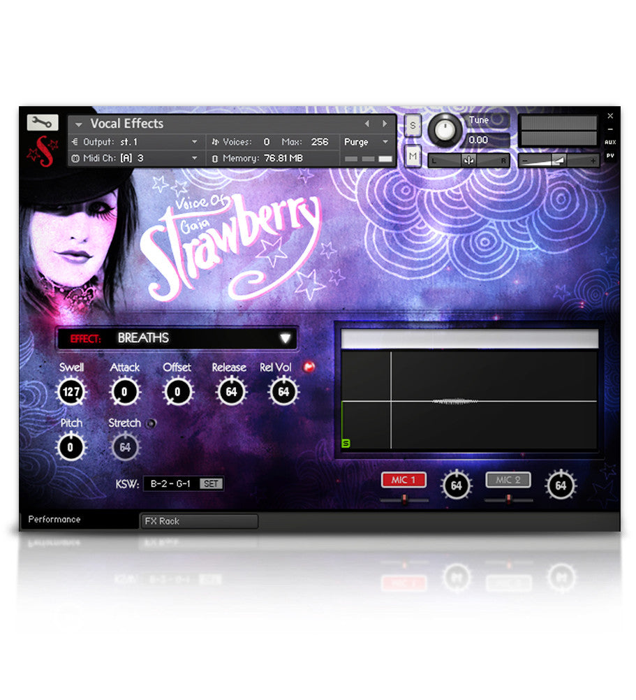 Voice of Gaia: Strawberry - Solo Voice - virtual instrument sample library for Kontakt by Soundiron