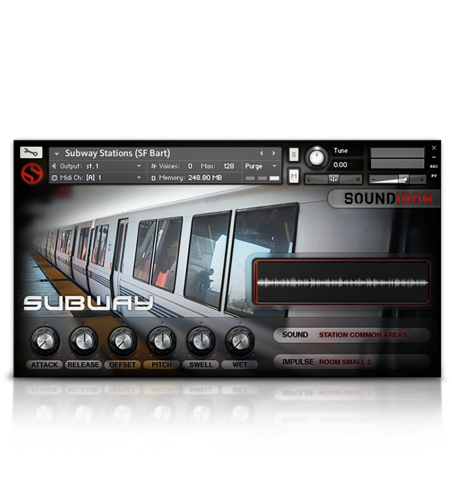 Subways & Streetcars - Sound Effects - virtual instrument sample library for Kontakt by Soundiron