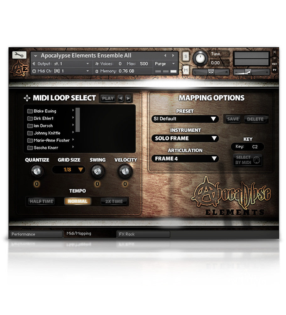 Apocalypse Percussion Elements - APE Series - virtual instrument sample library for Kontakt by Soundiron