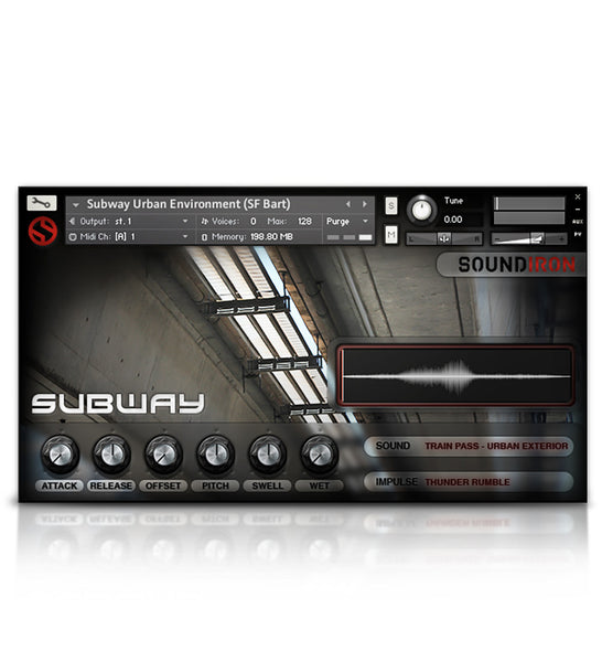 Subways Library Soundiron Subways & Streetcars - SFX & ambience library for Kontakt