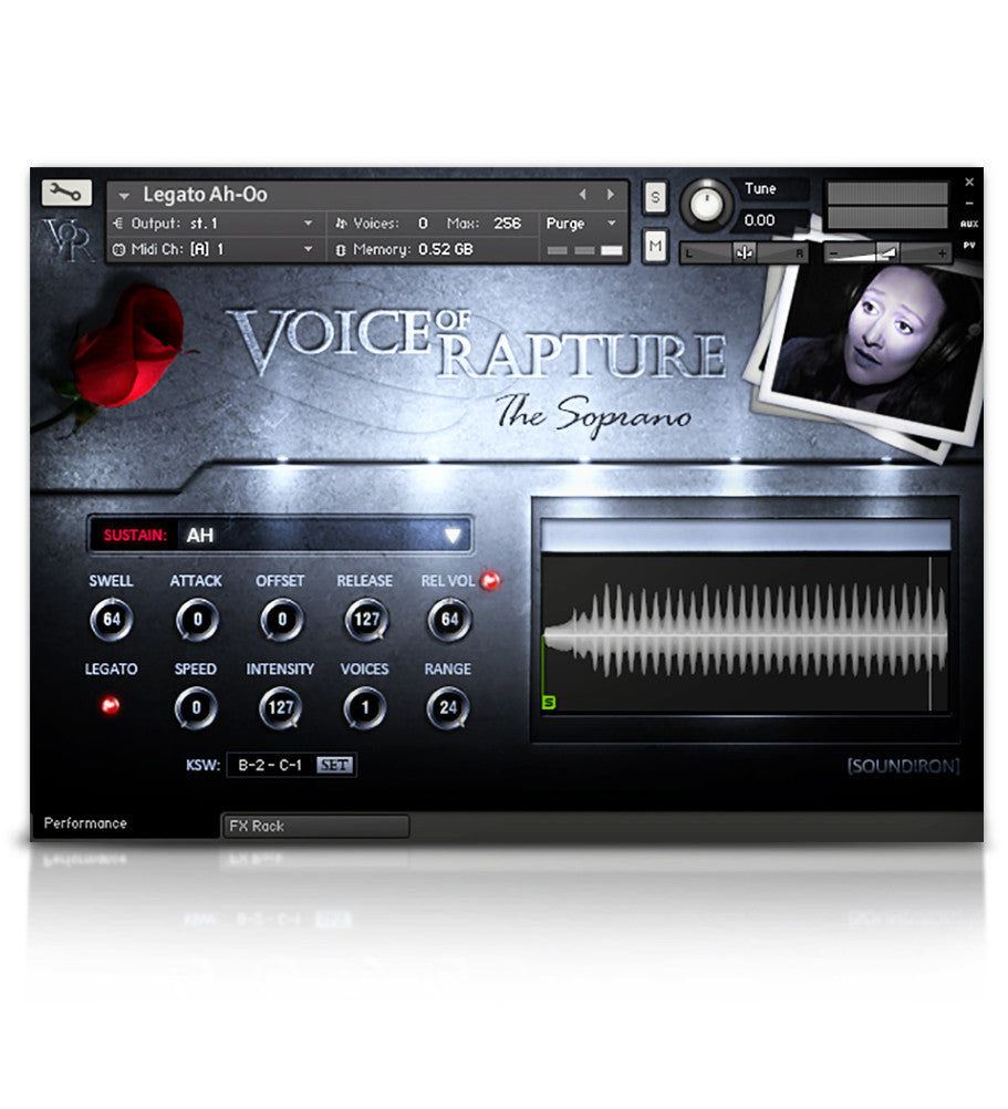 Voice of Rapture: The Soprano - Solo Voice - virtual instrument sample library for Kontakt by Soundiron