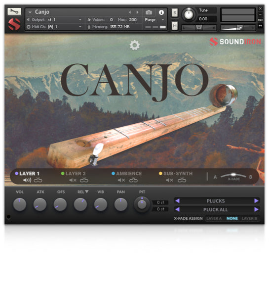 Soundiron Canjo - Folk stringed twang for Kontakt