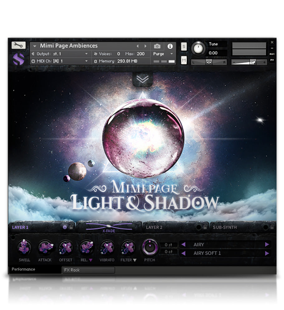 Mimi Page Light & Shadow - Solo Voice - virtual instrument sample library for Kontakt by Soundiron