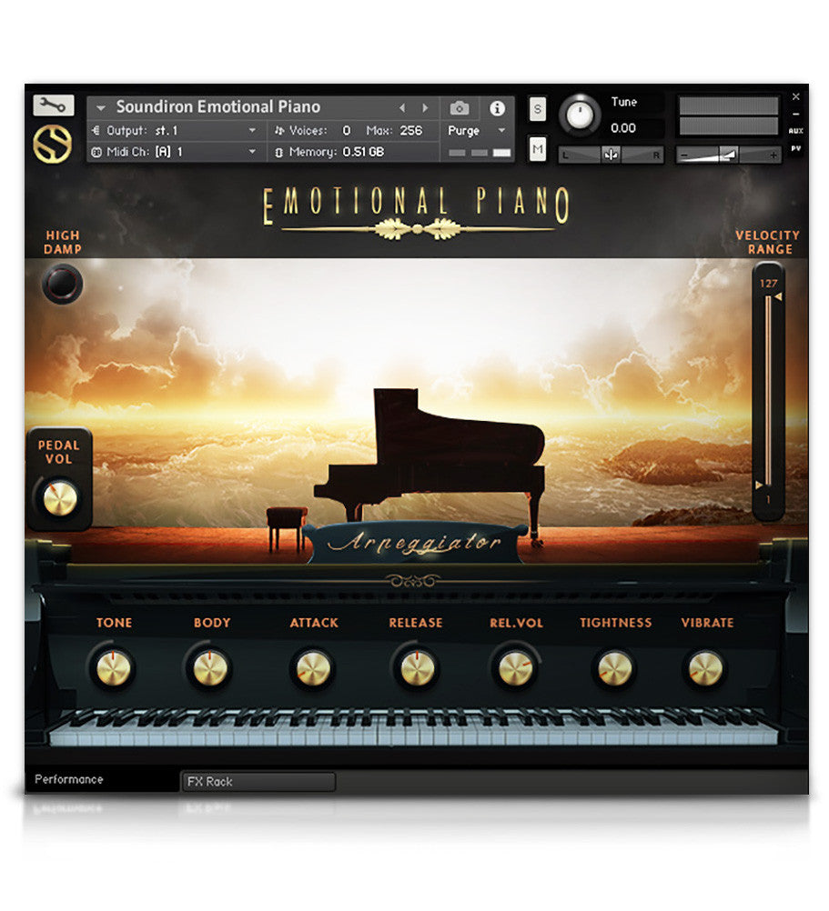 dinámica embudo revisión Soundiron Emotional Piano - cinematic grand piano for Kontakt NKS