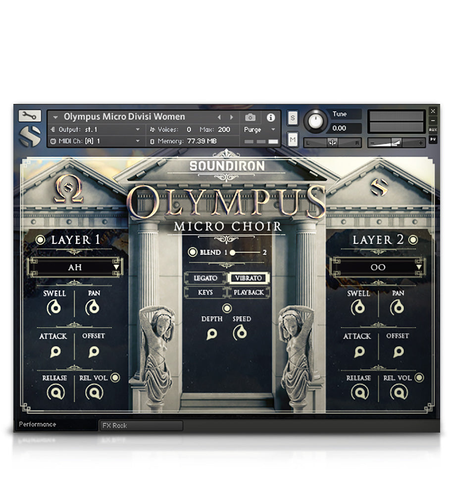 Olympus Choir Micro - Olympus Series - virtual instrument sample library for Kontakt by Soundiron