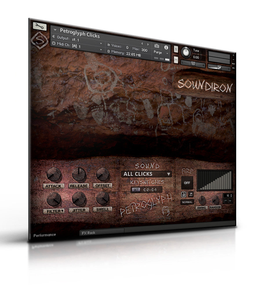 Petroglyph - Tuned Percussion - virtual instrument sample library for Kontakt by Soundiron